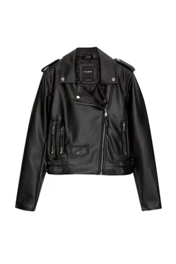 Cazadora biker efecto cuero de Pull&Bear en Chaquetas para argentina