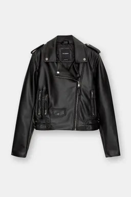 Cazadora biker efecto cuero de Pull&Bear en Chaquetas para argentina