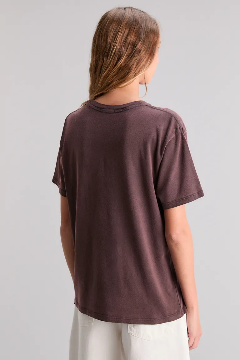 Remera de estilo casual con diseño estampado en tonos marrones de Kosiuko en Remeras para argentina