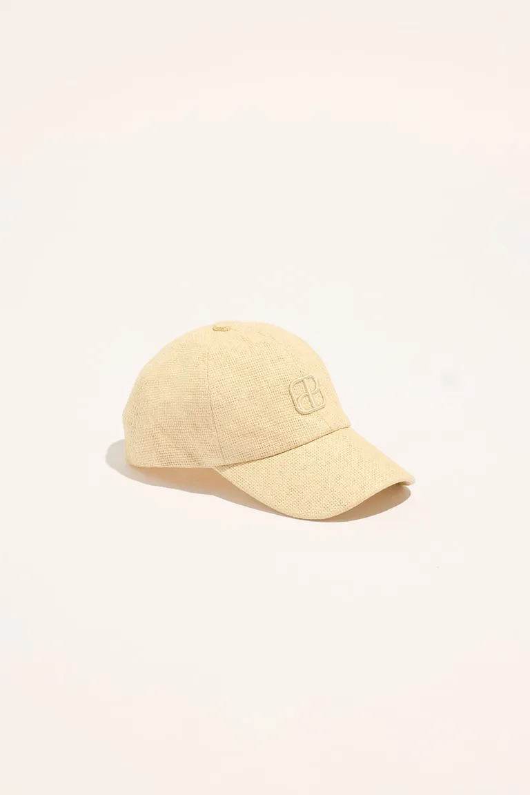 Gorro de rafia bordada con monograma de marca de Portsaid en Gorros y Sombreros para argentina