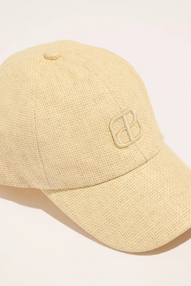 Gorro de rafia bordada con monograma de marca de Portsaid en Gorros y Sombreros para argentina