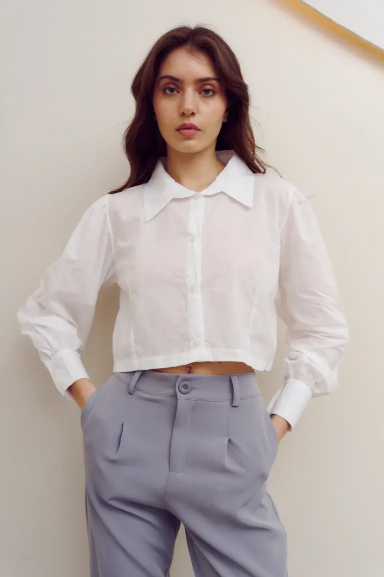 Camisa algodón fruncida de Lemmon en Camisas para argentina