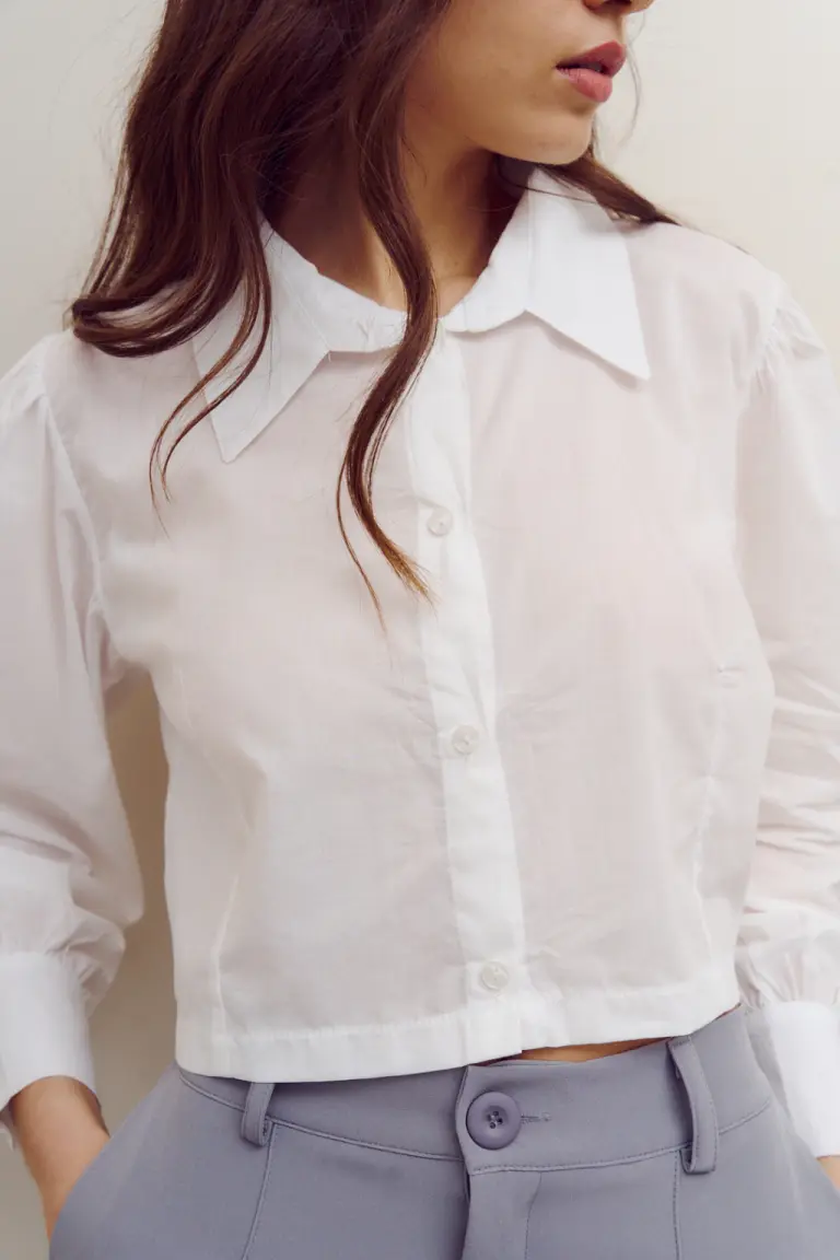 Camisa algodón fruncida de Lemmon en Camisas para argentina