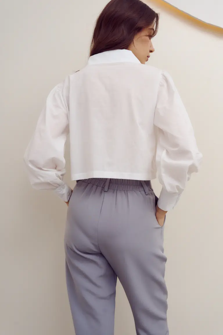 Camisa algodón fruncida de Lemmon en Camisas para argentina