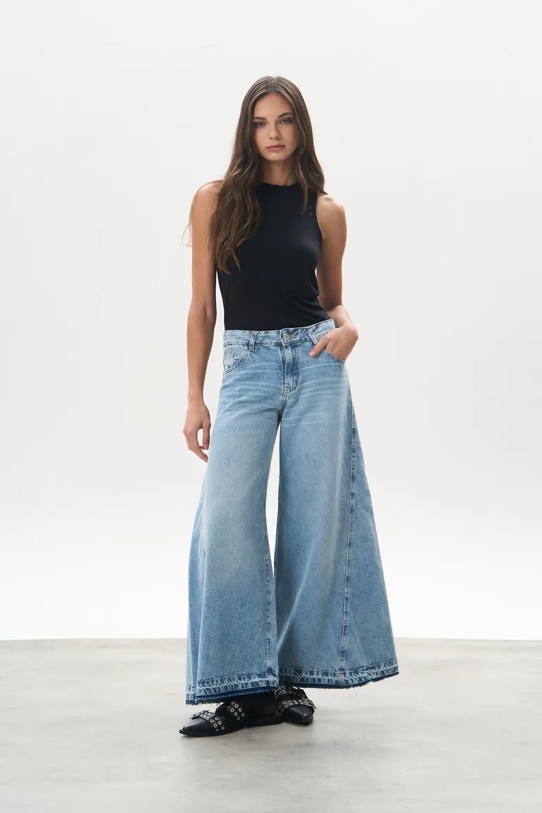 Jean denim megawide derek de Magda en Pantalones para argentina
