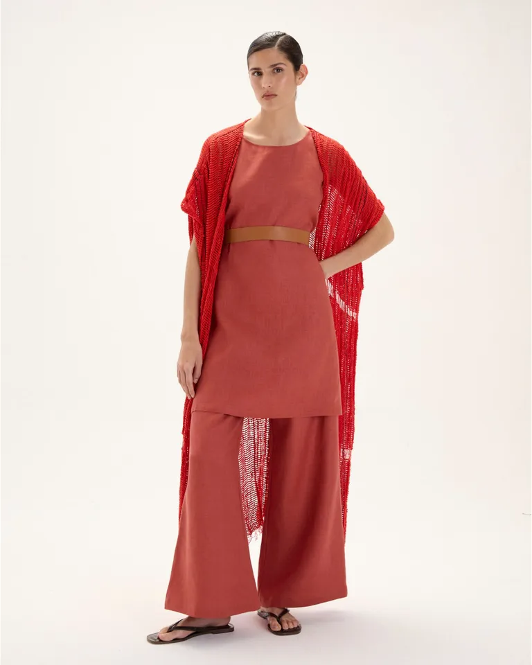 Kimono de algodón con diseño artesanal y acabado único de Blue Sheep en Kimonos para argentina