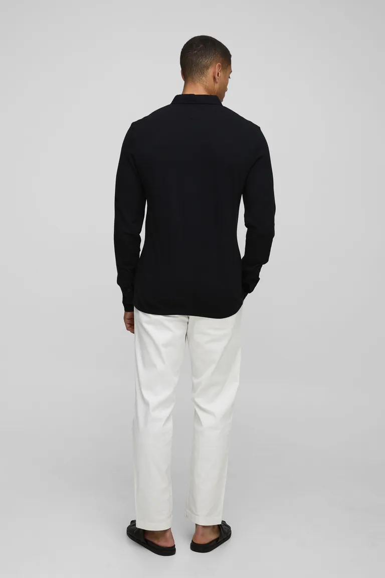 Camisa slim botones cuello jersey de Boohooman en Camisas para argentina