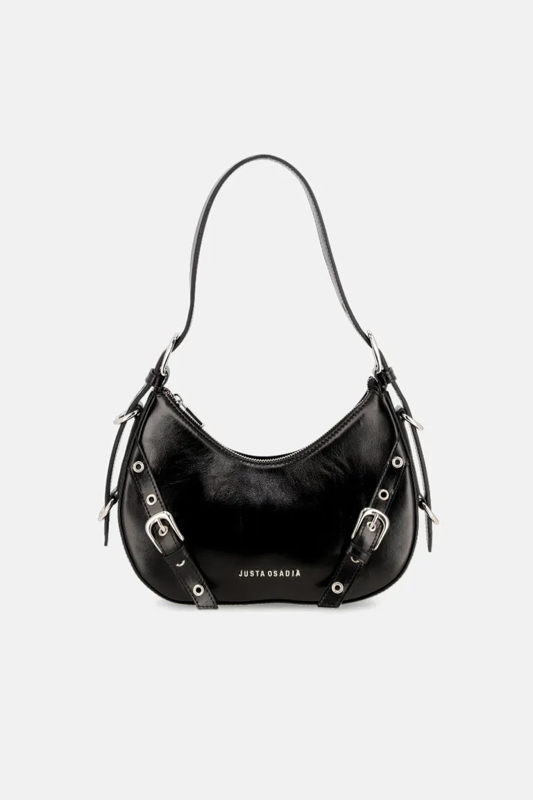 Cartera de diseño minimalista y estructura rígida con correa larga de Justaosadia en Bolsos y Carteras para argentina