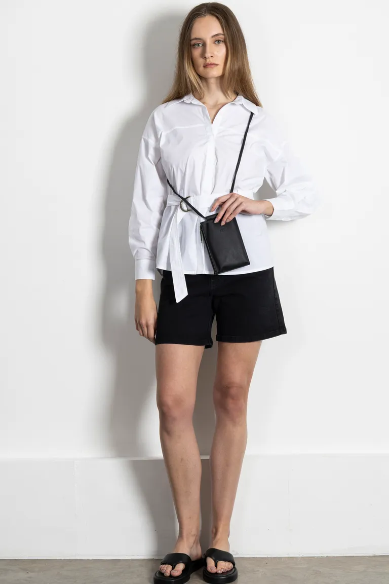 Cartera Cruzada Negra de Diseño Minimalista para Mujer de Kill en Bolsos y Carteras para argentina