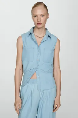 Pantalón algodón fluido de Mango en Pantalones para argentina