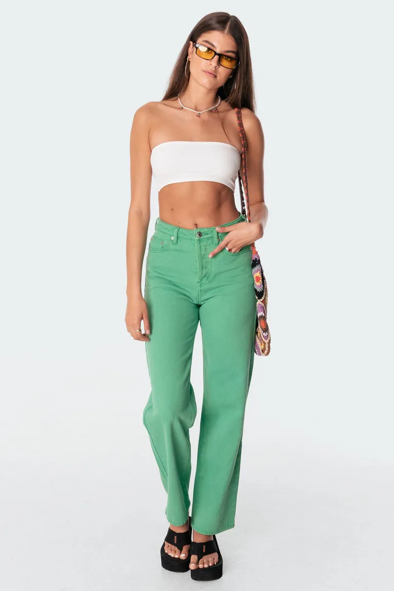 Jeans ancho willa de Edikted en Pantalones para argentina