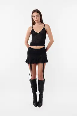 Mini rebel de Top White en Faldas para argentina