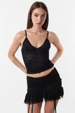 Mini rebel de Top White en Faldas para argentina