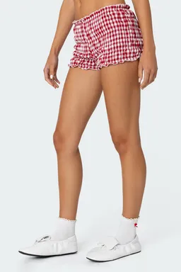 Short gingham fruncido de Edikted en Shorts para argentina
