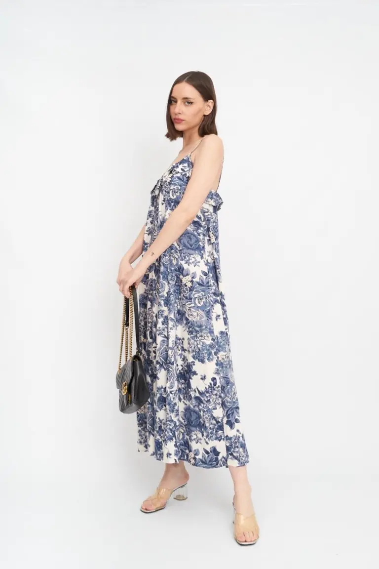 Vestido Estampado Volantes de Hesed en Vestidos para argentina