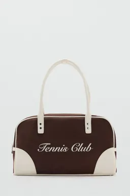 Bolso hombro contraste estampado de Mango en Bolsos y Carteras para argentina