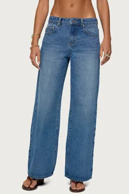 Jeans ery pierna ancha tiro medio de Edikted en Pantalones para argentina