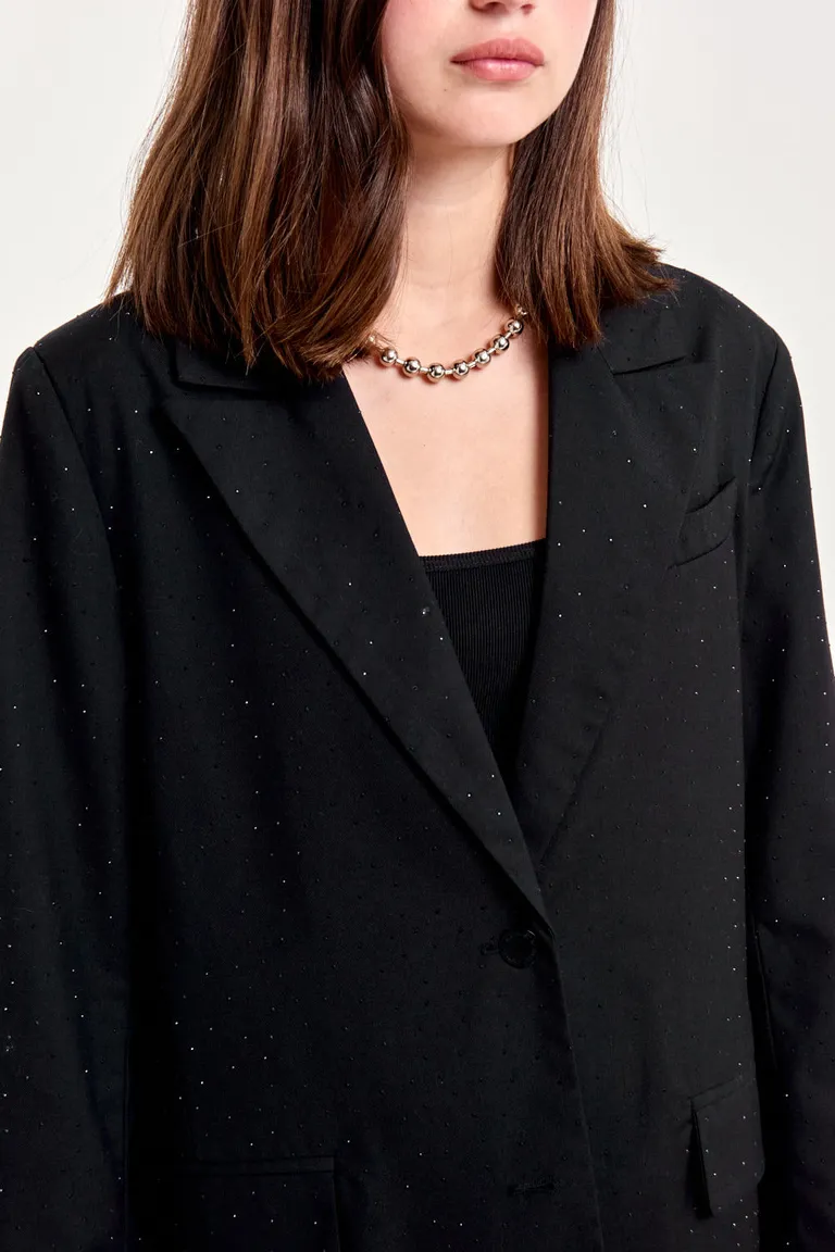 Blazer oversized con solapa y hombros marcados de 47 Street en Blazers para argentina