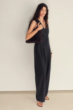 Pantalón traje recto lino de Mango en Pantalones para argentina