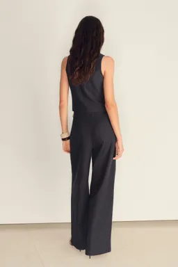 Pantalón traje recto lino de Mango en Pantalones para argentina