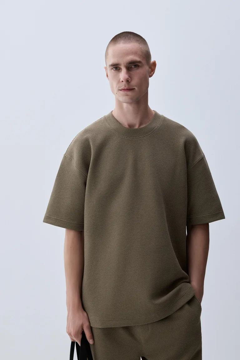 Sudadera manga corta textura de Lefties en Buzos y Sweaters para argentina
