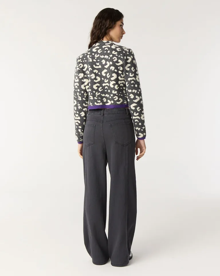 Pantalon de corte recto tiro alto con ajuste por cordon en cintura y bolsillos funcionales de Furzai en Pantalones para argentina