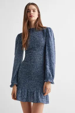 Vestido fruncido estampado de Mango Teen en Vestidos para argentina