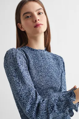 Vestido fruncido estampado de Mango Teen en Vestidos para argentina