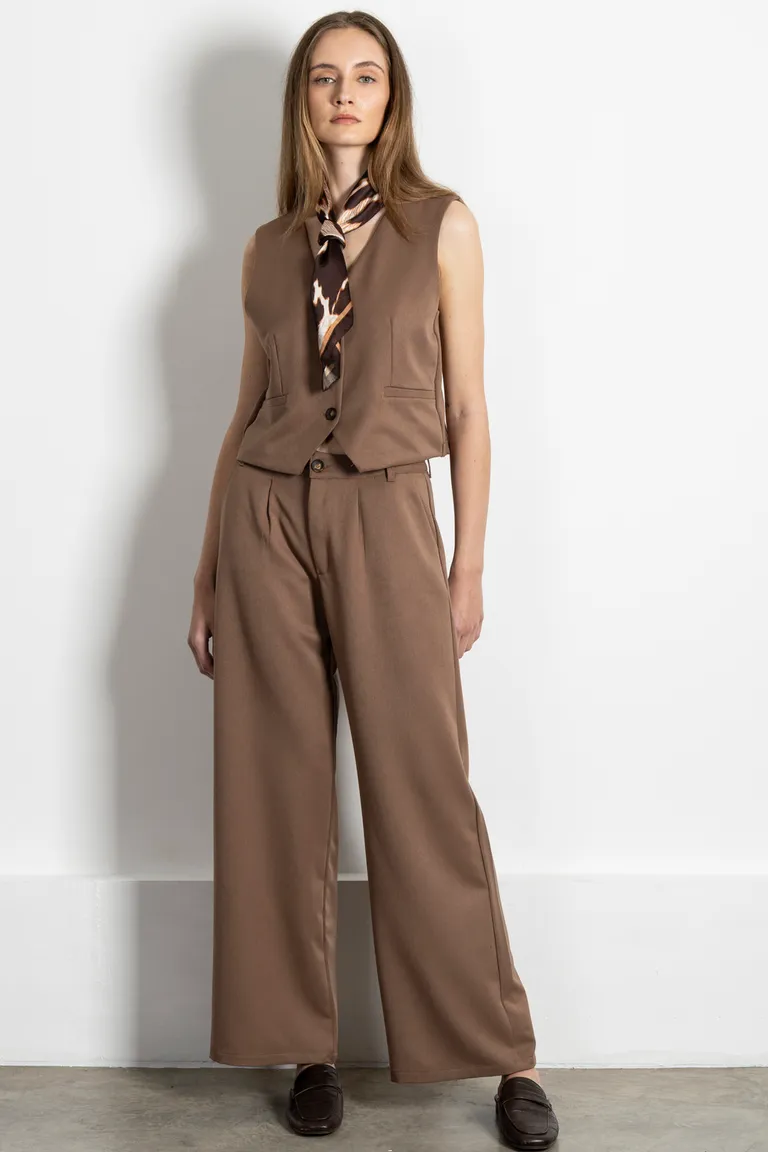 Pañuelo de seda natural con estampado geométrico en tonos marrones para mujer de Kill en Bufandas y Pañuelos para argentina