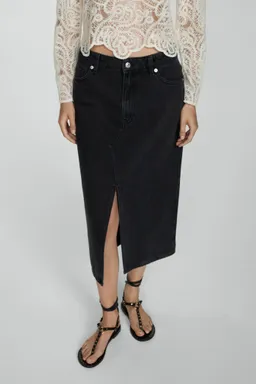 Falda midi jean de Mango en Faldas para argentina
