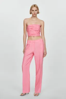 Top bandeau lino de Mango en Tops para argentina