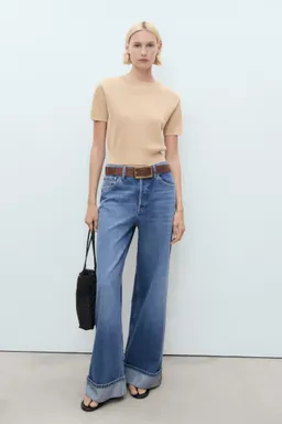 Sweater corto manga corta de Mango en Remeras para argentina