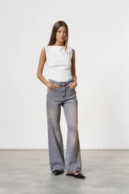 Jean denim wide vince de Magda en Pantalones para argentina