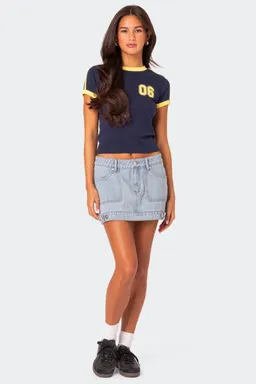 Remera kassidy con contraste de Edikted en Remeras para argentina