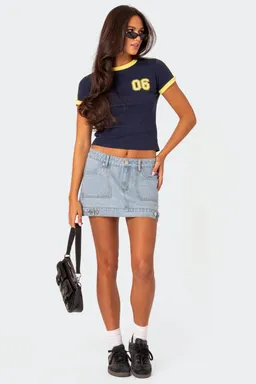 Remera kassidy con contraste de Edikted en Remeras para argentina