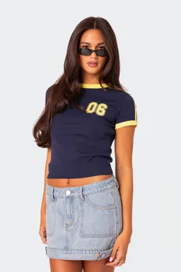 Remera kassidy con contraste de Edikted en Remeras para argentina