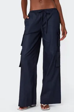 Bristol pantalón cargo lino de Edikted en Pantalones para argentina