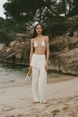 Minifalda crochet lazo de Mango en Shorts para argentina