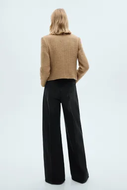 Chaqueta tweed cuello tira de Mango en Chaquetas para argentina