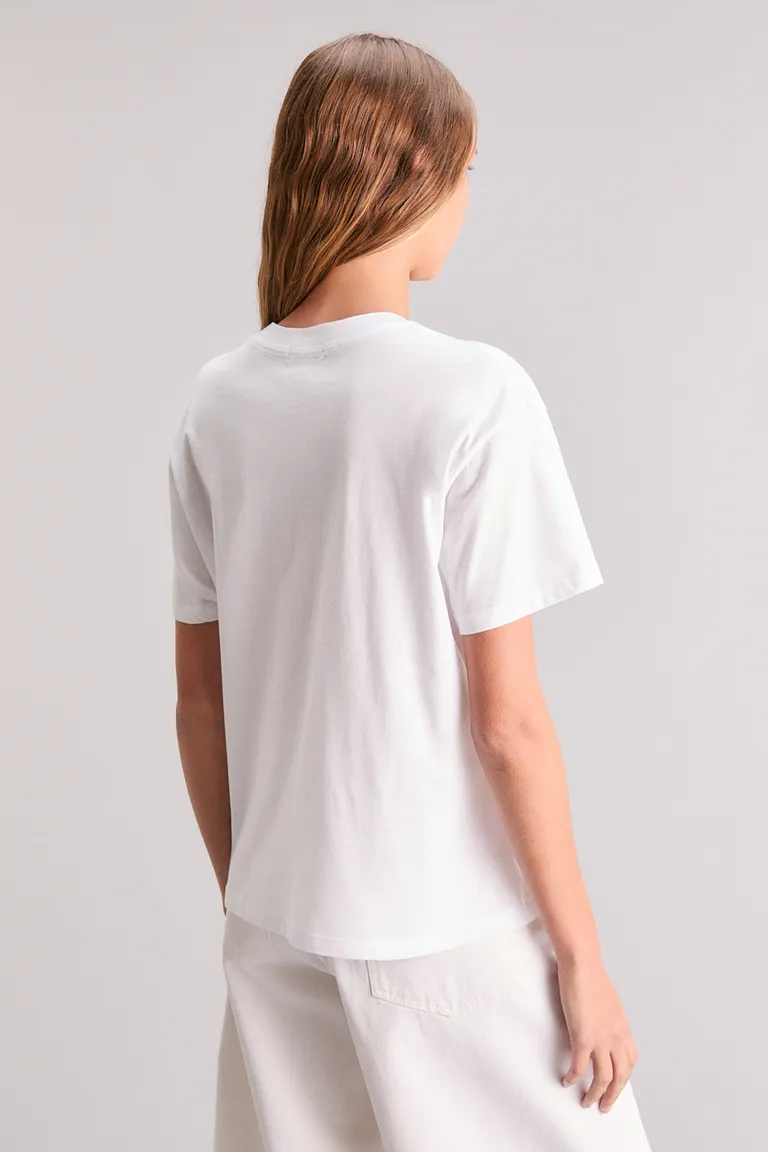 Remera de algodón con estampado de tigre en corte regular de Kosiuko en Remeras para argentina