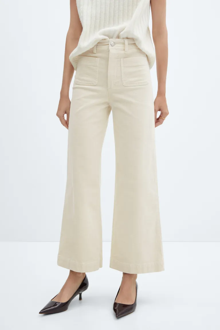 Pantalón culotte pana de Mango en Pantalones para argentina