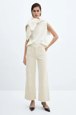 Pantalón culotte pana de Mango en Pantalones para argentina