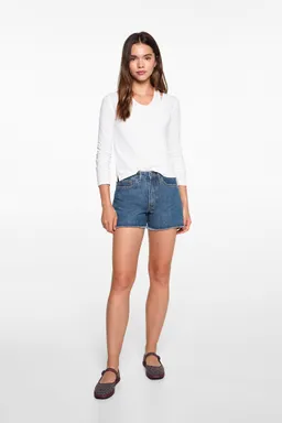 Shorts jean deshilachados de Mango Teen en Shorts para argentina