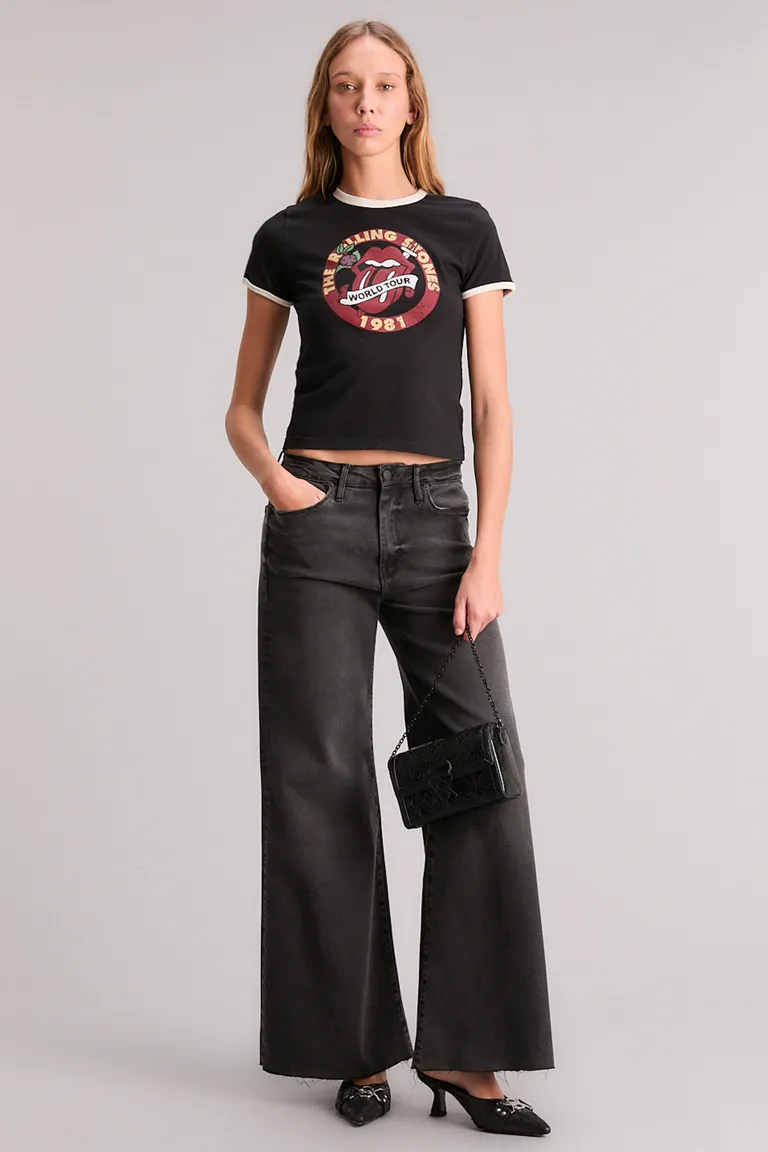 Remera de Mujer con Estampado Icónico de los Rolling Stones de Kosiuko en Remeras para argentina