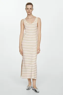 Vestido rayas con abertura de Mango en Vestidos para argentina