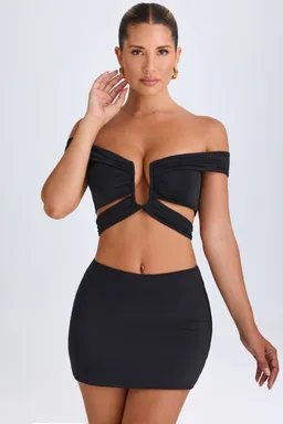 Crop top cut out off shoulder de Oh Polly en Tops para argentina
