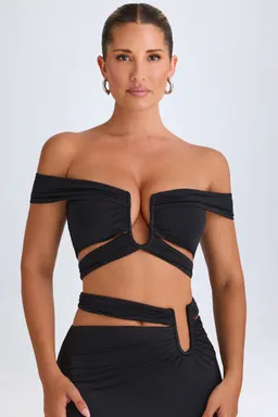 Crop top cut out off shoulder de Oh Polly en Tops para argentina