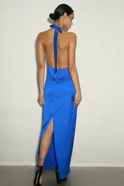 saten buche tableado lateral de Design Plus en Vestidos para argentina