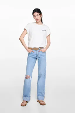 Remera estampada algodón de Mango Teen en Remeras para argentina