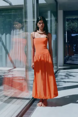 Vestido palabra honor globo de Mango en Vestidos para argentina